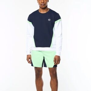 Sergio Tacchini Pagia Crewneck- Maritime Blue